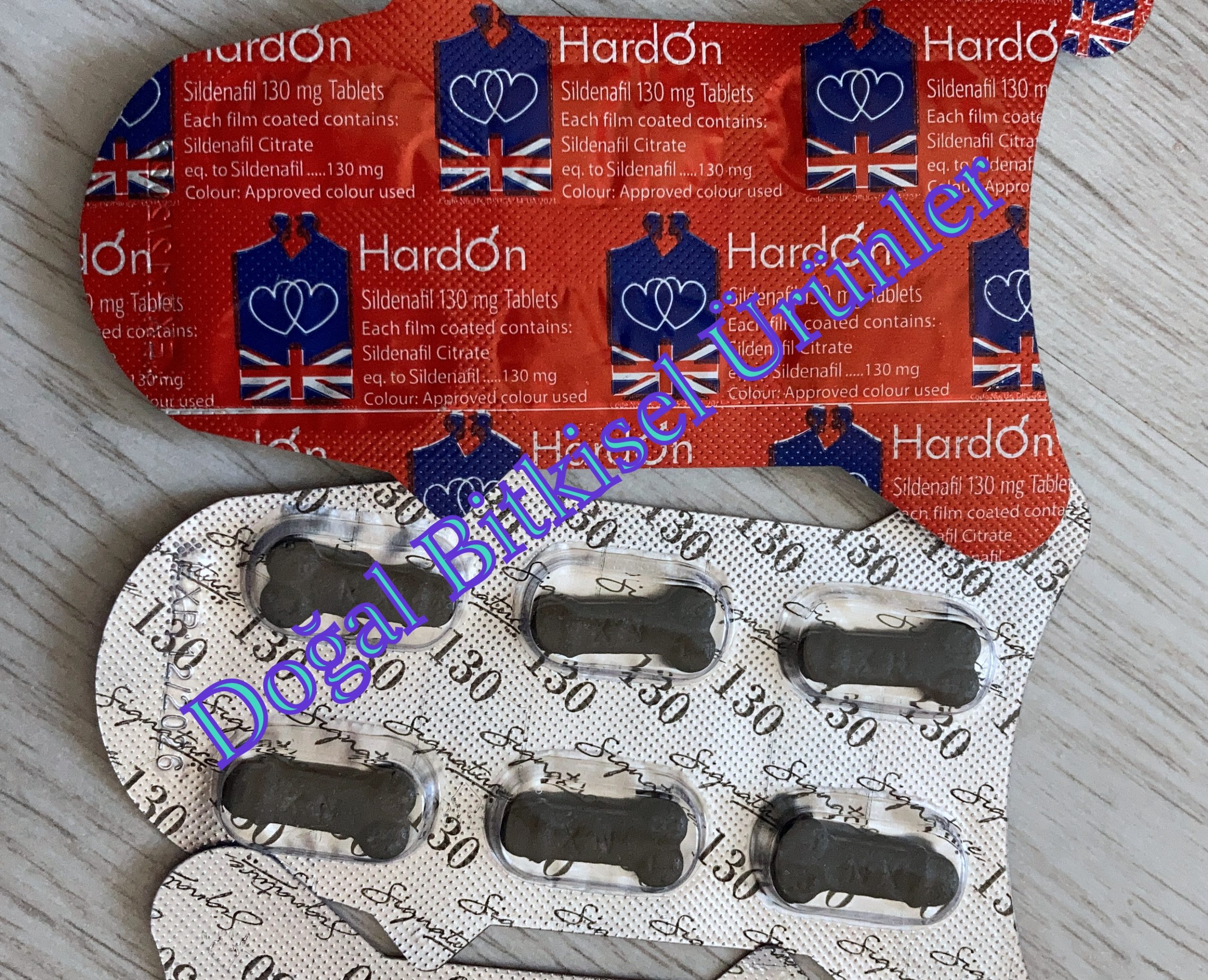 hard on 130 mg 4 paket 24 adet 120 lira