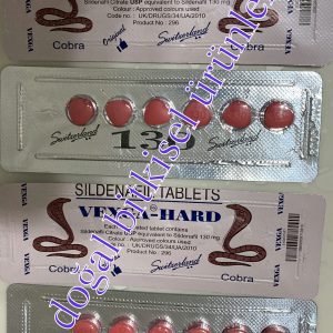 cobra vega hard 130 mg  6 lı 5 paket 30 adet orjinal